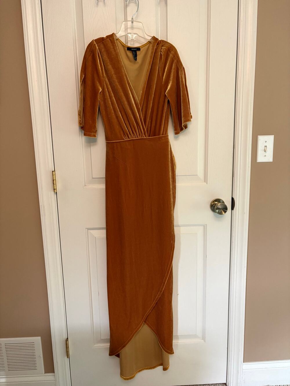 Forever21 Velvet Wrap Dress